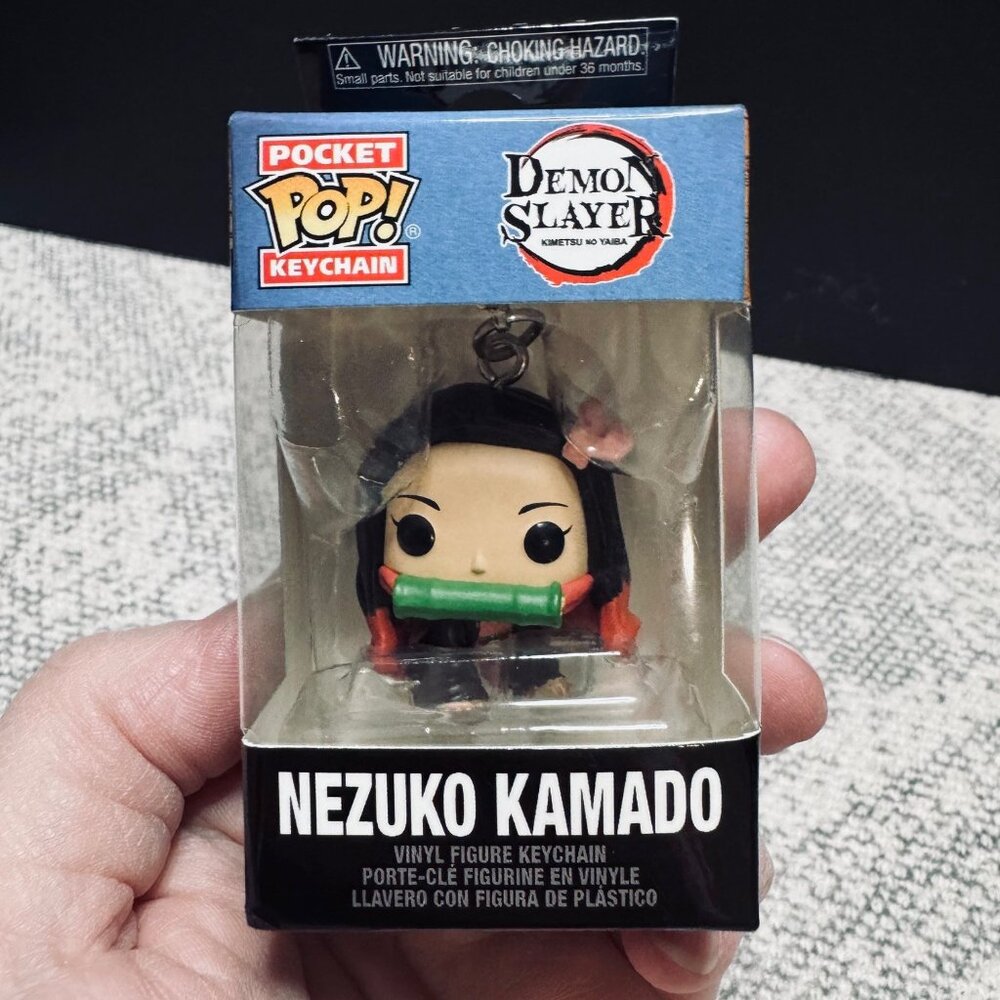 Funko Pocket Pop! Keychain- Demon Slayer, Nezuko Kamado